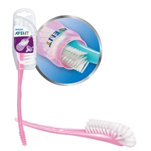 Escova de mamadeira Avent lavador bucha para mamadeira Rosa