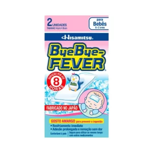 Adesivo para Alívio da Febre Bye Bye Fever Bebês 0 a 2 anos -2 unidades