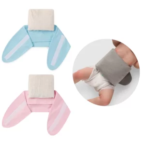 Cinta Termica para Colica Bebê com Bolsa com Ervas Anti colica Faixa Abdominal Anticolica