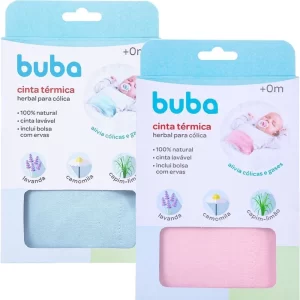 Cinta Térmica Herbal para Cólica Dores Anti Gases Bebê Recém Nascido Buba