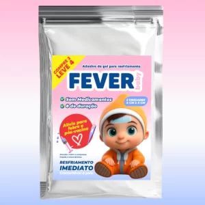 FeverBaby Adesivo Refrescante Bebê Febre e Pós-Vacina 4un Alívio 8h