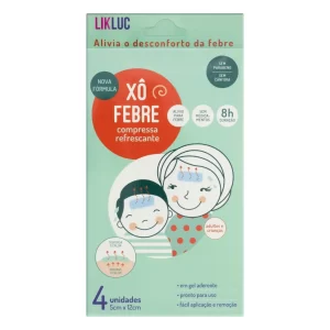 Xô Febre Compressas Refrescantes para Alívio da Febre Bebê Likluc xo
