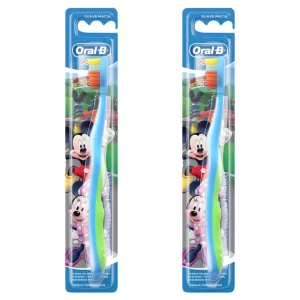 Kit 2 Escova Dental Infantil Oral-b Stages Mickey