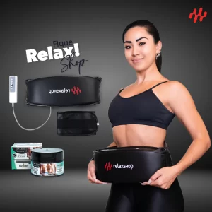 Cinta De Massagem Corporal Cinto Tonificador Abdominal Glúteo Redutor