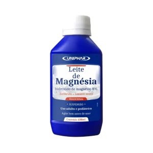 Leite de Magnésia Uniphar 120ml Antiácido