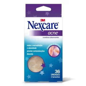 Curativo Nexcare Para Acne com 36 Unidades