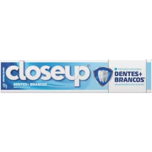 Creme Dental CloseUp Dentes + Brancos Menta Refrescante 90g