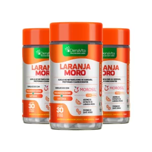 Kit Extrato de Laranja Moro com Picolinato de Cromo + Café Verde, - Com o Autêntico Morosil - Denavita