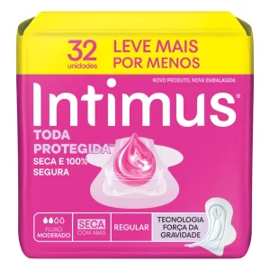 Absorvente Intimus Tripla Proteção Seca C/Abas 32Un
