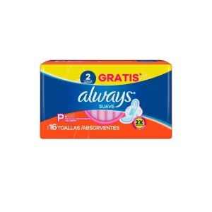 Absorvente Always Super Proteção Suave com abas 16 Unidades