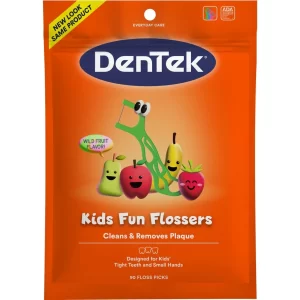 Fio Dental Infantil DenTek Fun Flossers 90un