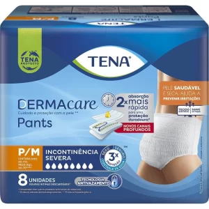 Roupa Intima Tena Dermacare Pants Ultra P/M com 8 unidades