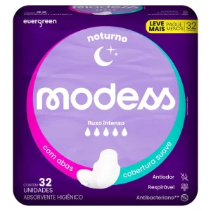 Absorvente Modess Noturno com Abas 32un