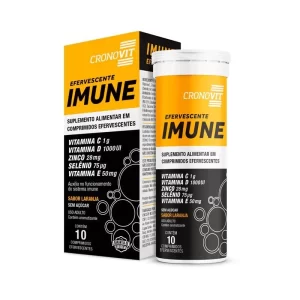Suplemento Alimentar Cronovit Imune Sabor Laranja 10 Comprimidos Efervescentes