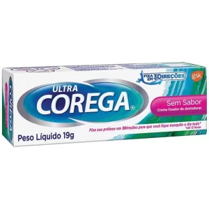 Creme Fixador de Dentadura Corega Ultra Sem Sabor 19G