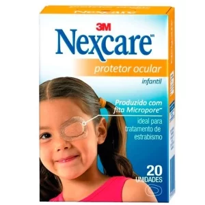 Protetor Ocular Infantil Nexcare 20 Unidades