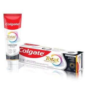 Creme Dental Colgate Total Prevenção Ativa Carvão Ativado 90g