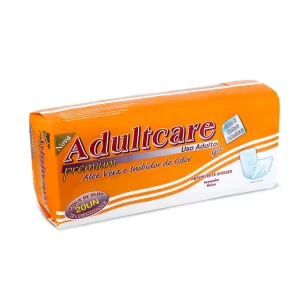 Absorvente Geriátrico Adultcare Premium Unisex Tamanho Único 20 Unidades